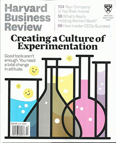 HARVARD BUSINESS REVIEW, CREATING CULTURE OF EXPERIMENTATION MARCH/APRIL, 2020