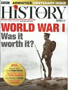 bbc history magazine, november, 2018 feel like water damaged, check more detail