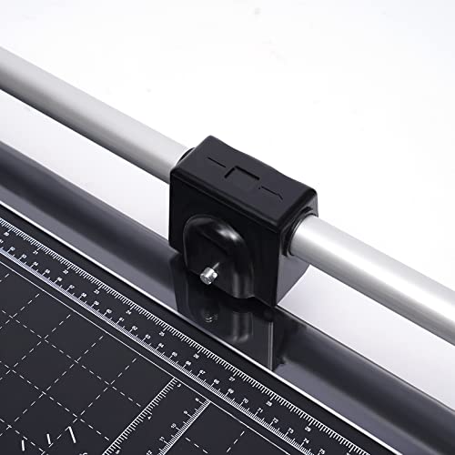 Manual Heavy Duty 36 Inch Rolling Cutter Precision Rotary Paper Trimmer for Photo Paper, Film, Art Paper Jam, Office Paper, Thin Plastic Soft Board, PVC,Cutting Table,Professional Rolling Trimmer