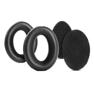 YunYiYi Replacement Earpad Cups Cushions Compatible with Sennheiser HD545 HD565 HD580 HD600 HD650 HD660S HD535 HD265 HD525 HD6XX HD58X Headset Covers Earmuffs (PU Leather)