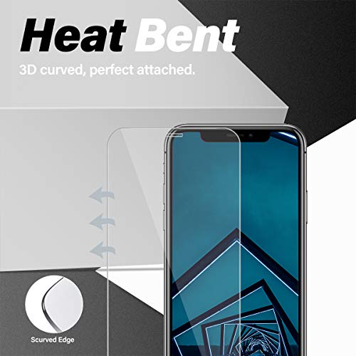 iPhone 11 Screen Protector + Camera Lens Protectors By BIGFACE, [2 + 2 Pack] Premium HD Clear Tempered Glass, 9H Hardness, HD Clarity, Anti- Scratch, 3D Curved Accuracy Anti-Bubble Film