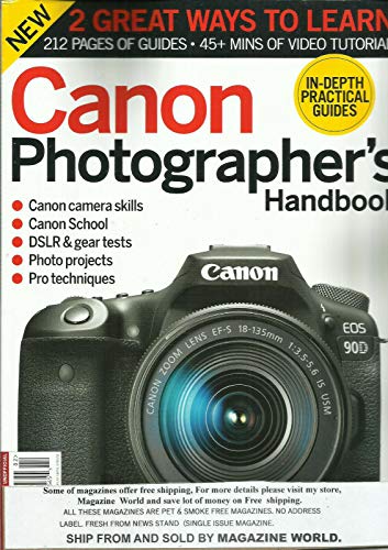 CANON PHOTOGRAPHER'S HANDBOOK, ISSUE, 2020 * ISSUE # 05 * (FREE CD MISSING)