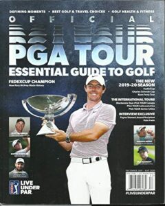 official pga tour essential guide to golf magazine, december, 2019 - may, 2020