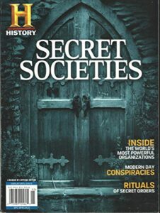 history magazine, secret societies modern day conspiracies issue, 2019