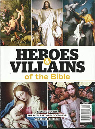 HEROES & VILLAINS OF THE BIBLE MAGAZINE, SINNERS & SAINTS ISSUE, 2019