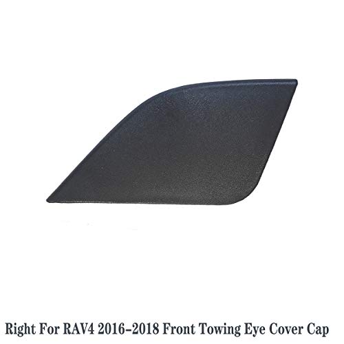GSRECY Front Bumper Tow Hook Towing Eye Cover Cap for Toyota RAV4 2016 2017 2018 (Right)