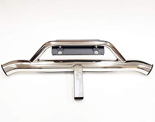 LEDIN 36" Lx6.5 H Towing Hitch Step Bar Drop Step 2" Receiver Chrome Universal Truck Trailer Rear Bumper Guard