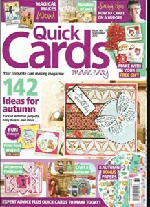 quick cards made easy september, 2017 free gifts or card kit are not include.
