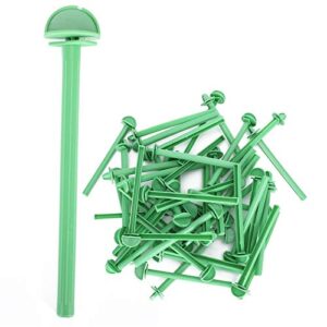 GLOGLOW Bird Standing Stick, 50pcs Plastic Bird Cage Standing Stick Portable Training Parrot Playstand