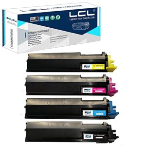 lcl compatible toner cartridge replacement for ricoh sp c361 c360 c360dnw c360sfnw 408176 408177 408178 408179 408180 408181 408182 408183 high yield (4-pack black cyan yellow magenta)