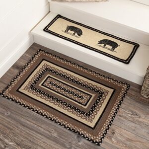 vhc brands sawyer mill small jute rectangular area rug farmhouse country style doormat non skid pad 20x30