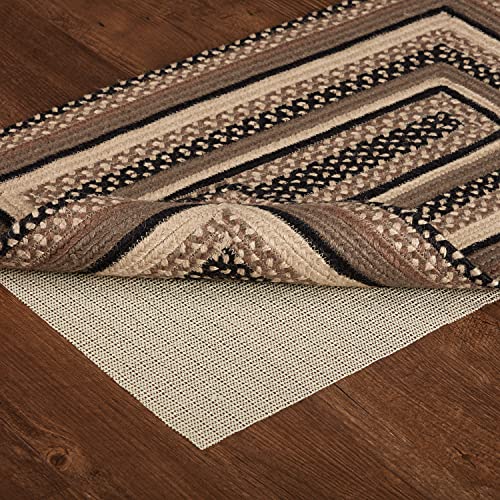 VHC Brands Sawyer Mill Small Jute Rectangular Area Rug Farmhouse Country Style Doormat Non Skid Pad 20x30