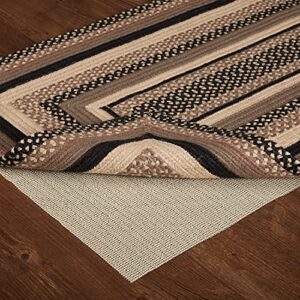 VHC Brands Sawyer Mill Small Jute Area Rug Farmhouse Country Style Doormat Non Skid Pad 27x48