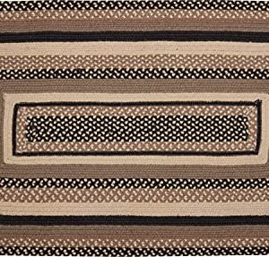 VHC Brands Sawyer Mill Small Jute Area Rug Farmhouse Country Style Doormat Non Skid Pad 27x48