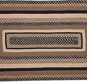 VHC Brands Sawyer Mill Small Jute Area Rug Farmhouse Country Style Doormat Non Skid Pad 27x48