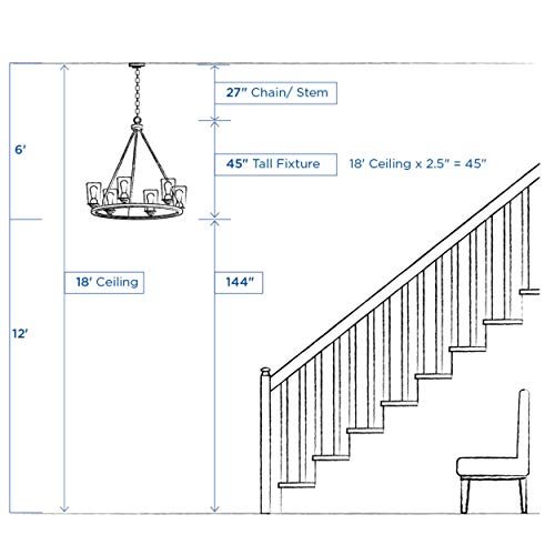 Progress Lighting P500041-031 Briarwood Pendants, Ceruse Black 9.00x10.00x10.00