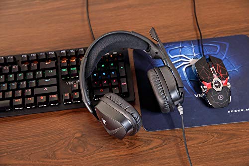 WC Upgraded Replacement Earpads for Corsair Void & Corsair Void Pro Wired & Wireless Gaming Headsets Made by Wicked Cushions | Improved Durability, Thickness, and Sound Isolation | (Black)