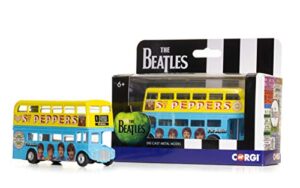 corgi the beatles sgt. pepper's lonely hearts club london double decker bus 1:64 diecast display model cc82339