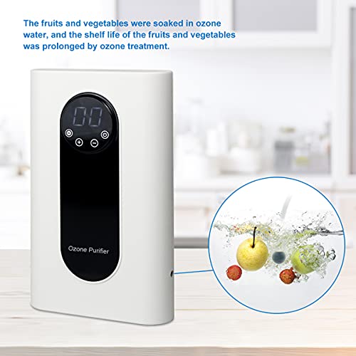 VANSU Ozone Generator Air purifier 1000mg/h Ozone Machine for Home kitchen Fruits and Vegetables Car Hunting bag