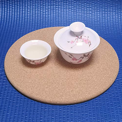 Cork Trivets (Kitchen Heat Mat), Round Trivet, Hot Pot Holder, Pads for Kitchen,9-Inch Each (4, Round-9-Inch)