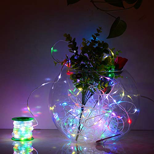 YESTORY 66Ft Plug in LED String Lights for Party Holiday Wedding Christmas Decoration