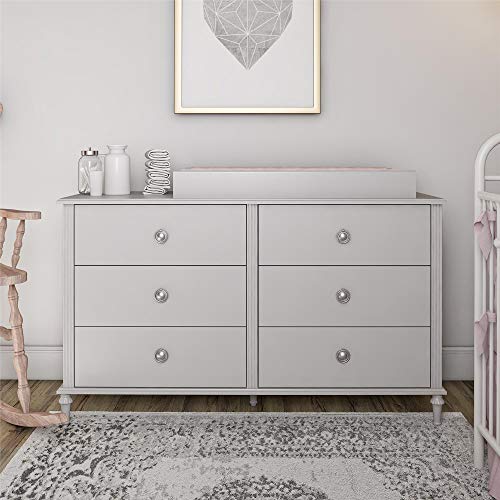 Little Seeds Rowan Valley Arden 6 Drawer Grey Kids’ Dresser