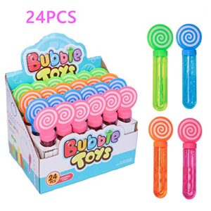 small bubbles for kids 4 colors bubble wand 24 pcs party favors birthday gift celebration toy