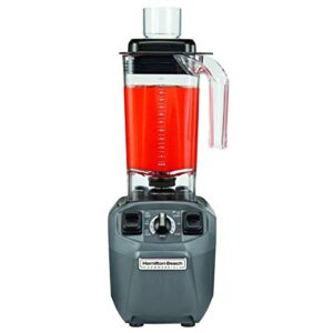 hamilton beach commercial expeditor culinary food blender, 2.4 hp, variable speed, chop function, 48 oz bpa free (hbf510)