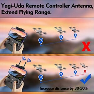 FVW Yagi-UDA Remote Controller Antenna for DJI Mini 3 PRO/DJI Mavic 3, 5.8Ghz Signal Amplifier Range Booster Extender for DJI Air 2S, DJI Air 2S/ DJI Mini 2/ Mavic Air 2 Drone Accessories