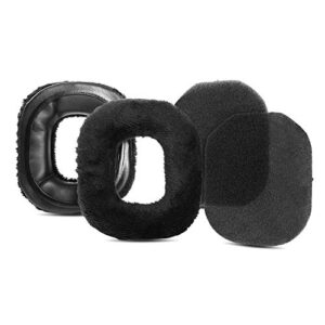 upgrade earpad ear cushions compatible with creative sound blasterx h5 blasterx h7 headphone covers foam (velvet)