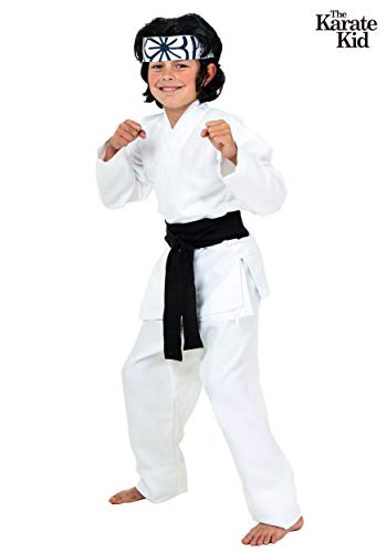 Daniel Karate Kid Costume for Boys Kids Daniel San Costume X-Small