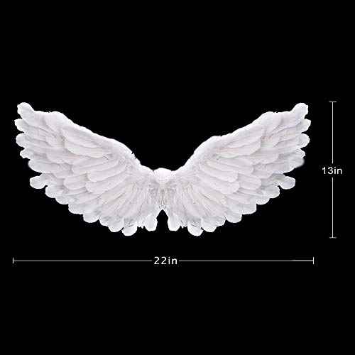 SLanC Angel Wings Kids Angel Feather Wings White Children's Adult Halloween Unique Gift Christmas