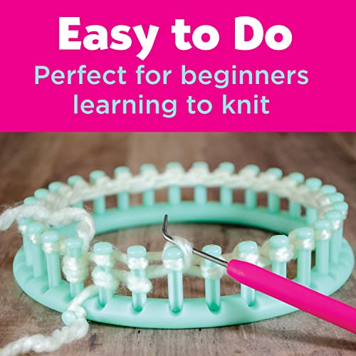 Creativity for Kids Quick Knit Loom Unicorn Plushie - Knitting Craft Kit for Kids - Create a DIY Unicorn Plush Toy