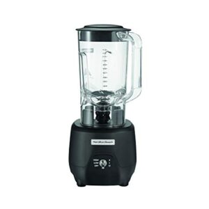 Hamilton Beach Commercial 908R 44Oz Bar Blender, 2 Speed, 1 HP, Black (HBB908R)