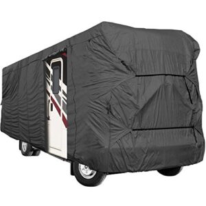 north east harbor waterproof durable tear-resistant rv motorhome fifth wheel cover covers class a b c fits length 26'-30' feet new travel trailer camper with zippered panels