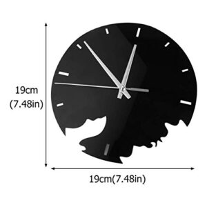 IMIKEYA Wall Clock 3D Bats Wall Decoration Realistic Scary Bat Wall Decal Sticker Decor for Bathroom Bedroom