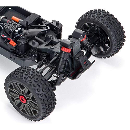 ARRMA 1/8 Typhon 4X4 V3 3S BLX Brushless Buggy RC Truck RTR (Transmitter and Receiver Included, Batteries and Charger Required), Red, ARA4306V3, Unisex Adult