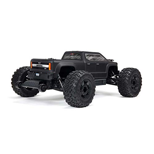 ARRMA 1/10 Big Rock 4X4 V3 3S BLX Brushless Monster RC Truck RTR (Transmitter and Receiver Included, Batteries and Charger Required), Black, ARA4312V3