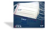 MADE IN USA -Level 3 - Disposable Face Masks - 3-ply - 50ct - Adjustable Fit White