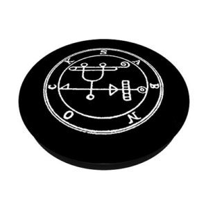 Seal of Sabnock Sigil Talisman Demon Circle PopSockets Grip and Stand for Phones and Tablets