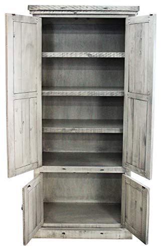 American Heartland MFG. Rustic Double Door Pantry, Rustic Dela Verria