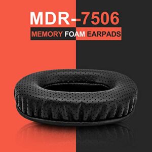 Earpads for MDR 7506 /V6/CD900ST | Ear Pads with Enhanced Memory Foam | Also Fits ATH-M50x/M50/M40x | Perforated