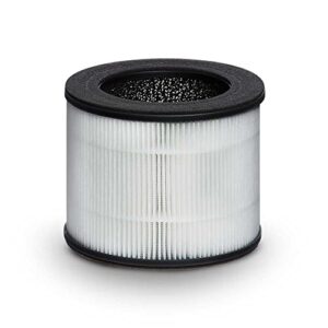 homedics totalclean, 360 degree hepa air purifier replacement filter with activated carbon to remove 99% of airborn contaminants. for homedics air purifier models ap-t10-bk and ap-t10-wt