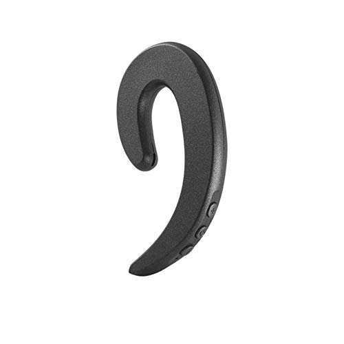 3C Light Ear Hook Wireless Bluetooth Headphone,Painless Wearing Single Ear Bluetooth Earpieces with Mic,Lightweight Non Bone Conduction Headsets for Cell Phone Android iPhone X/8/7/6(Black)