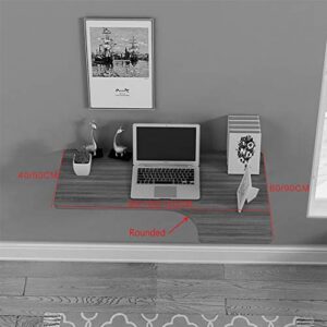 Wall-Mounted Drop-Leaf Table, Solid Wood Children Table,Home Office Table Desk Workstation Computer Desk, Trestle Desk