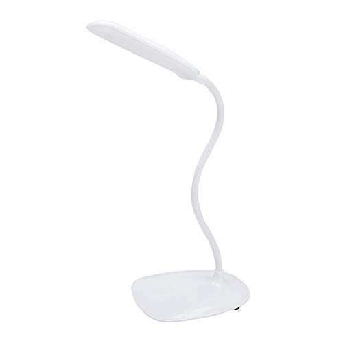 Haofy LED Desk Lamp with Flexible Gooseneck, USB Table Lamp with 3 Level Brightness Bedside Reading Light Touch Switch Dimmable Reading Studying Light