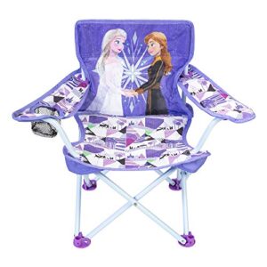 disney frozen kids chair foldable for camping, sports or patio with carry bag, toddlers 24m+