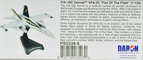 Daron Postage Stamp / Premium Hobbies F/A-18C Hornet VFA-25 Fist of The Fleet 1:150 Die-Cast Airplane PS5338-6