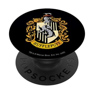 harry potter hufflepuff house crest popsockets swappable popgrip
