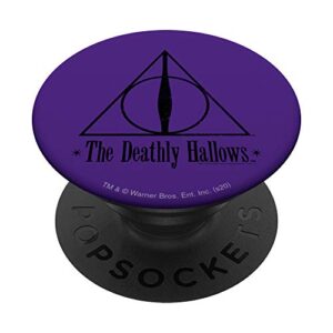 harry potter the deathly hallows logo popsockets swappable popgrip